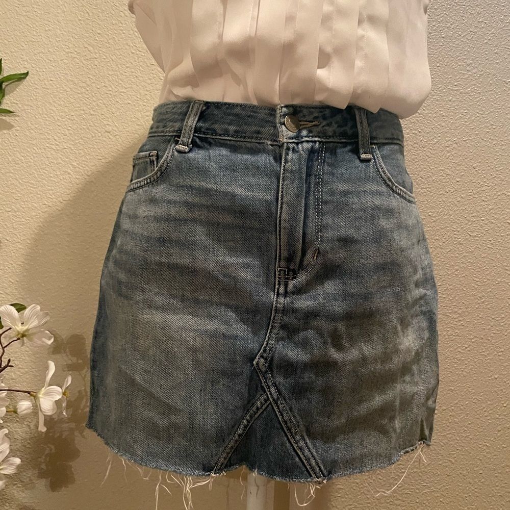 Hollister California High Rise Jean Skirt | Size 3